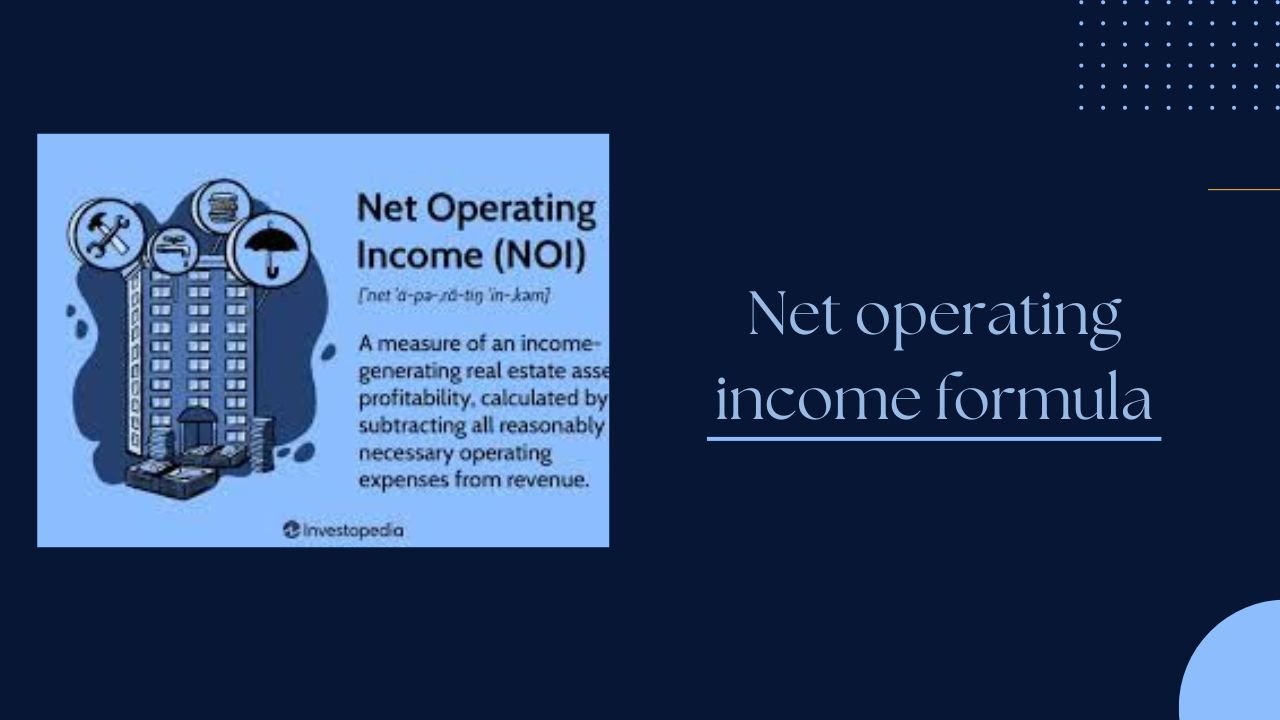 net operating income formula